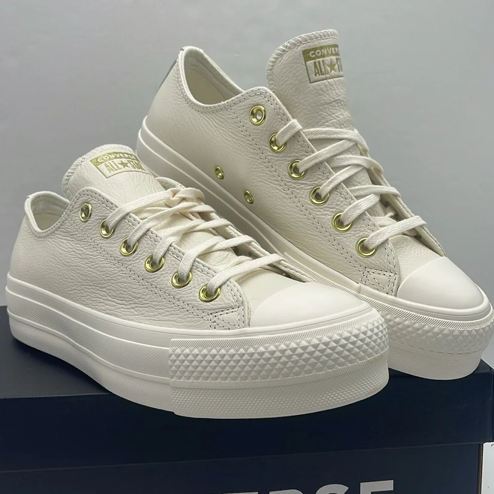 Converse WMNS Platform Sneakers A12765C
CTAS LIFT OX
EGRET/EGRET/GOLD - Picture 4 of 16